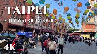 [4K WALK]Taiwan, Taipei 2024! City Walking Tour 4K HDR 60fps