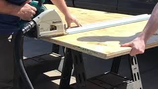 Makita 36V Track Saw & Vacuum