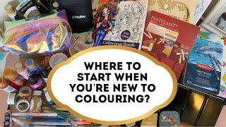 ADULT COLOURING! Where to start?! Colouring books, pencils and more!