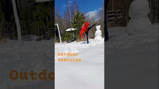 тренировка на природе outdoor exercise #2025 #shorts #sports #new