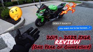 2019+ KAWASAKI NINJA ZX6R (636) REVIEW & TALKING ABOUT THE 2024 ZX6R | MOTOVLOG