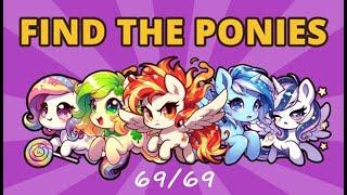 Roblox Find The Ponies Walkthrough - All Ponies Locations