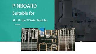 #RF-star test board #pinboard for TI series module {#CC2540 #CC2541 #CC2640}