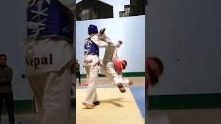  540 Hook Kick  Nice Try  Nischal Dholi #ajaytamangtkd #taekwondo #fighting #martialarts #shorts