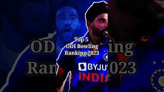 Top 5 players Icc ODI Bowling Ranking 2023#shorts#shortsfeed#cricket