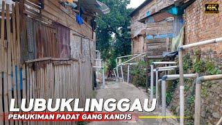 [ 4K ] REAL LIFE IN LUBUKLINGGAU, A DENSE SETTLEMENT IN GANG KANDIS #Walkingtour