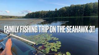 Fishing trip on the Intex Seahawk 3!! Big fish alert!!