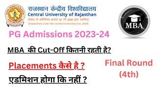 MBA in CURAJ? Placements Kaise Hain? Admission ho Jaaega?Is It Really Worth It? Round 4 Cut-Off List