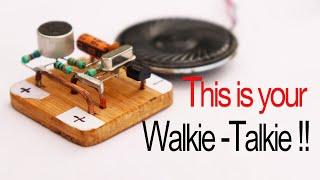 Make a 500m Range  #Walkie-Talkie in easiest way (part 1)