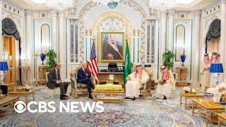 Biden meets with Saudi crown prince during controversial Saudi Arabia trip