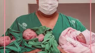 Trigêmeos nascem na maternidade Lilia Neves