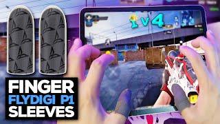 The Best Finger Sleeves for Mobile Gaming?! FLYDIGI P1 UNBOXING + HANDCAM GAMEPLAY