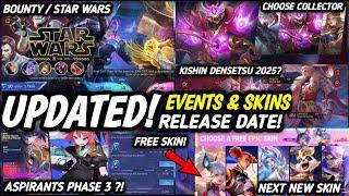 UPDATE!! FREE LIMITED SKIN | ASPIRANT PHASE 3? | NEW EVENT AND SKINS (RELEASE DATE) - MLBB