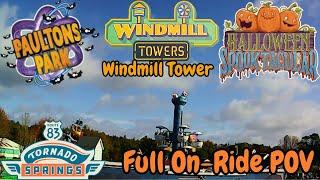 Windmill Tower On-Ride POV Halloween Spooktacular 2024 at Paultons Park: Home of Peppa Pig World