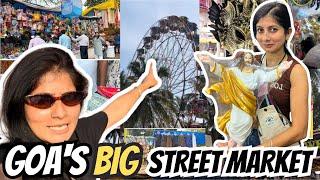 Goa biggest street market for 40 days ,must visit guys..