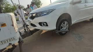 My car had to be towed  | Accident Honda City 2022 Pakistan