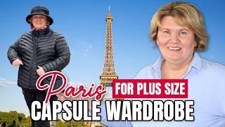 November ParisTravel Capsule Wardrobe: Plus-Size Fashion for Women Over 50! ️