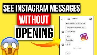 See Instagram Messages Without Opening it | Instagram Trick 2021 | Instagram tips and tricks 2021 