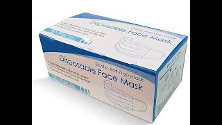 3-Ply Face Masks Protective Anti-Dust  Amazon  Unboxing Video