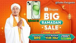 Flash Sale Shopee Big ramdahan sale || Iphone15 Rp.1