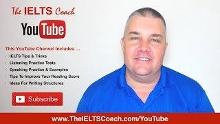 Study IELTS on YouTube with The IELTS Coach