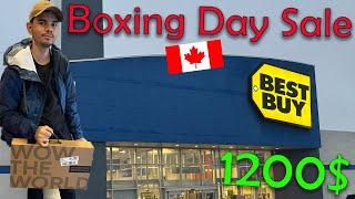 Boxing Day in Canada New International Student buys Laptop #canada #waterloo #toronto