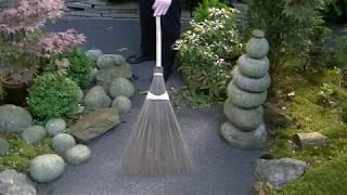 ASMR Sweeping the zen garden