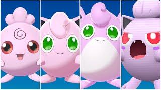 FULL JIGGLYPUFF EVOLUTION TEAM! Shiny Scream Tail, Wigglytuff, Igglybuff, Jigglypuff Paradox Moveset