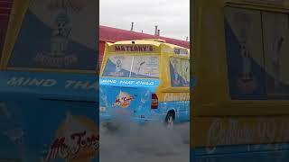 Ice Cream Van doing a Pull out of a Car Meet 