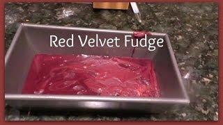 Red Velvet Fudge