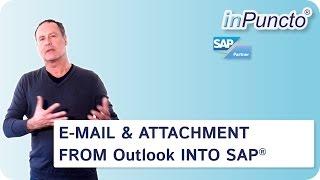 Transfer email & attachment from Outlook into SAP with inPuncto biz²Office