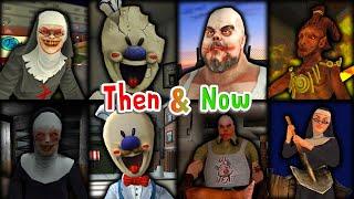 Ice Scream 1-8, Evil Nun 1-2, Mr. Meat 1-2 - Keplerians Evolution Then VS Now