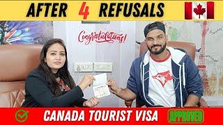 Canada Tourist Visa Approved after 4 refusals | Call or WhatsApp +919888865338 | Visa Updates 2024