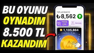 YENİ OYUNU DENEDİM: BİR GÜNDE 8500 TL PARA ÇEKTİM! - Oyun Oynayarak İnternetten Para Kazanma