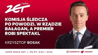 Krzysztof Bosak: Komisja śledcza po powodzi. W rządzie bałagan, a premier robi spektakl