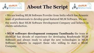 MLM company Chennai, MLM software development company Chennai