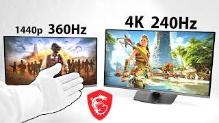 These 2024 OLED gaming monitors are crazy (4K 240Hz MSI)