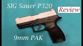 SIG P320 Schreckschuss 9mm Pak (GSG Ceonic) blank gun  - Review (ausführlich) - aktuelles Modell