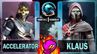 MK1 Accelerator (TAKEDA) VS Klaus (ERMAC)Mortal Kombat 14K 60ᶠᵖˢ