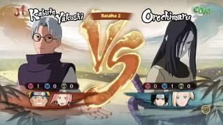 Naruto Storm 4 Dublado PT-BR Kabuto, Naruto e Sakura vs Orochimaru, Sasuke e Ino