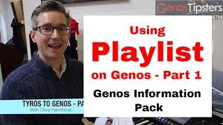 Using Playlist on Yamaha Genos | The Genos Tipsters Information Pack - Episode 2 (Preview)