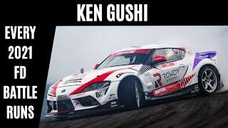 Ken GUSHI - Every 2021 Formula Drift Battle Runs