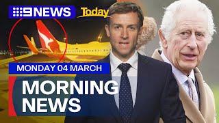 Qantas planes collide at Perth airport; King Charles set to visit Australia | 9 News Australia