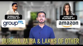 LearnTube's 100% Placement Support | Durbha & Zaiba's DreamJob @ Amazon & GroupM | LearnTube Review