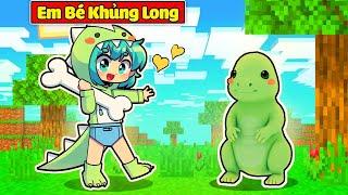 NẾU EM BÉ KHỦNG LONG BĂNG CÓ CUỘC SỐNG TRONG MINECRAFT*YUMMIE KHỦNG LONG CUTE 