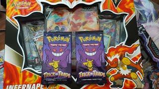 opening a infernape collection box we won from EML collectibles,,,, every pack a hit!!! #pokemon