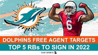 Dolphins Free Agency Rumors: Top 5 NFL Free Agent RBs Mike McDaniel Could Try to Sign In 2022