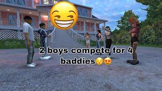 2 boys compete for 5 baddies/AVAKIN LIFE! *watch till end*