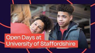 Open Days at University of Staffordshire