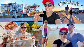 VACACIONES en la PLAYA️ Solo pensando en puro COMER Paseo en el FERRY️️-IsabelVlogs